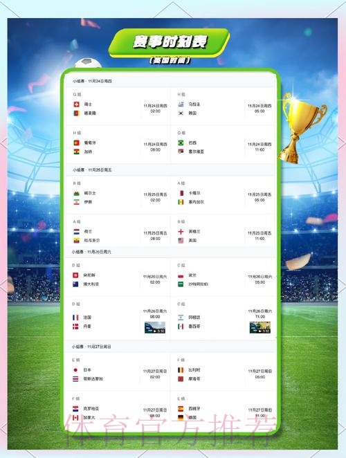 揭秘世界杯赛程公布背后的时机与策略